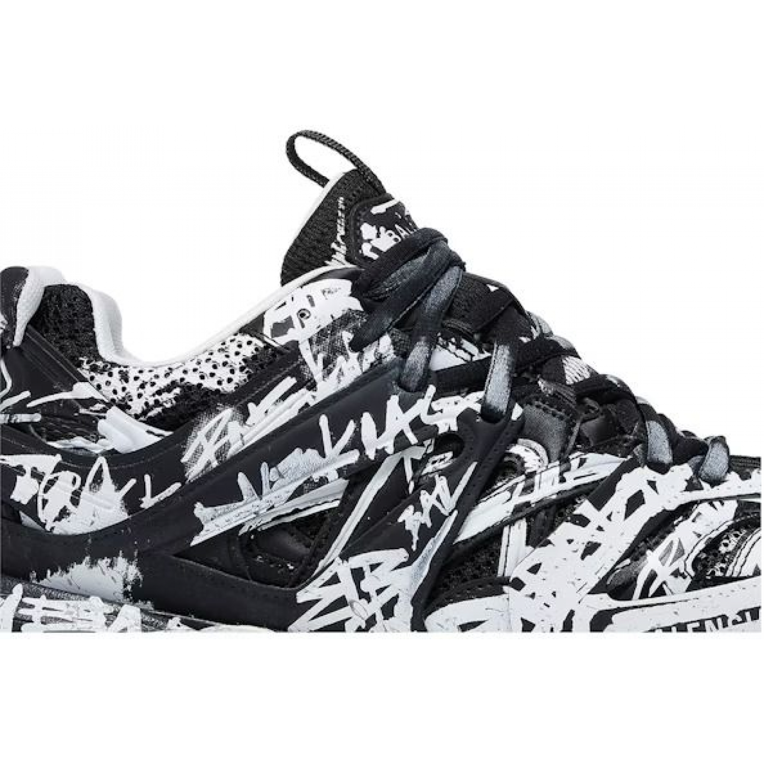 Кроссовки Balenciaga Track Sneaker Graffiti Black White
