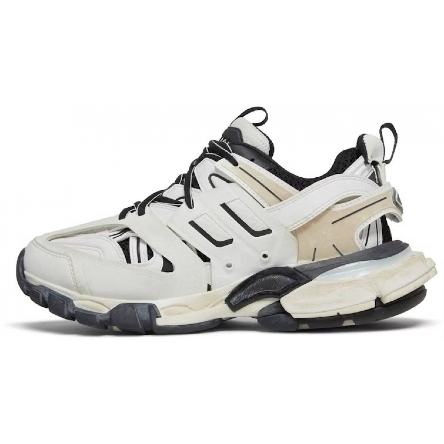 Кроссовки Balenciaga Track Sneaker White Black Beige