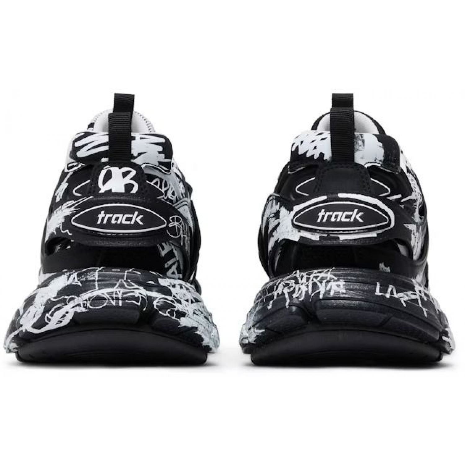 Кроссовки Balenciaga Track Sneaker Graffiti Black White