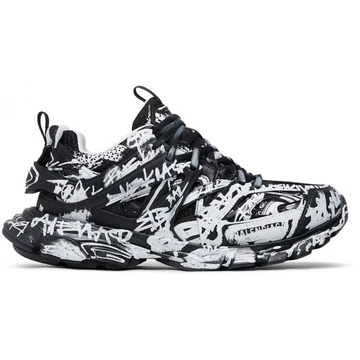 Кроссовки Balenciaga Track Sneaker Graffiti Black White