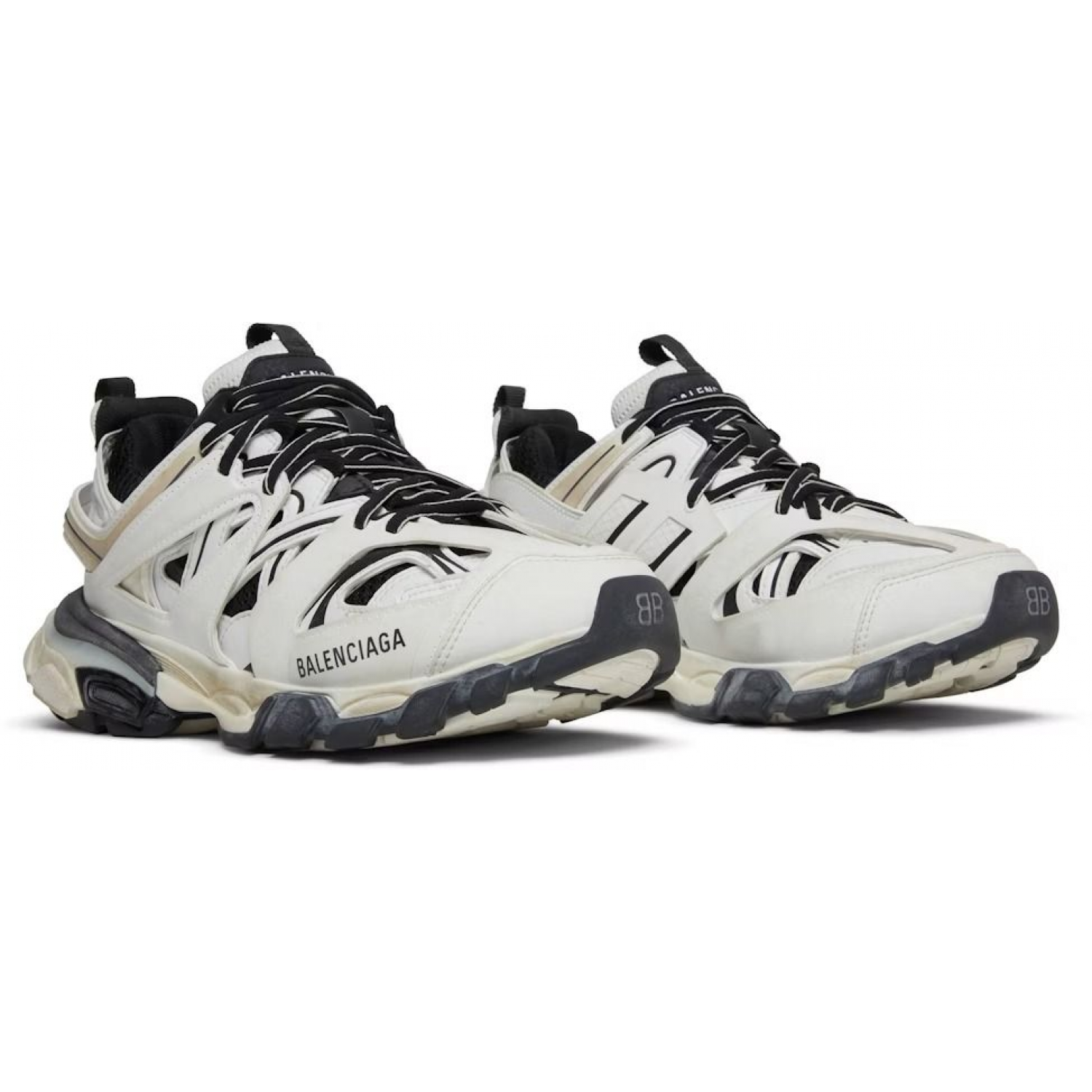 Кроссовки Balenciaga Track Sneaker White Black Beige