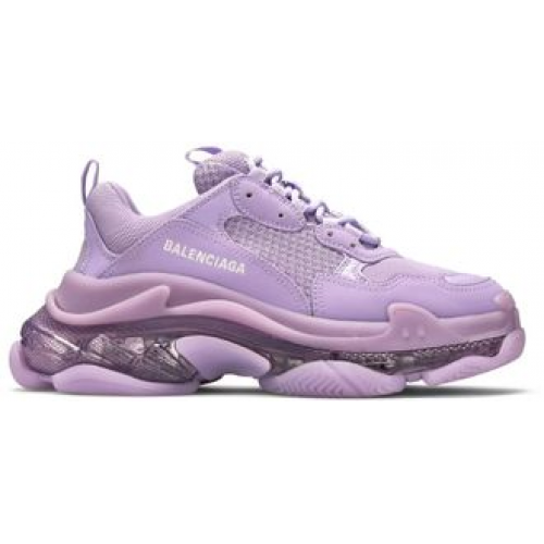Balenciaga Triple S Sneaker Clear Sole Light Lilac