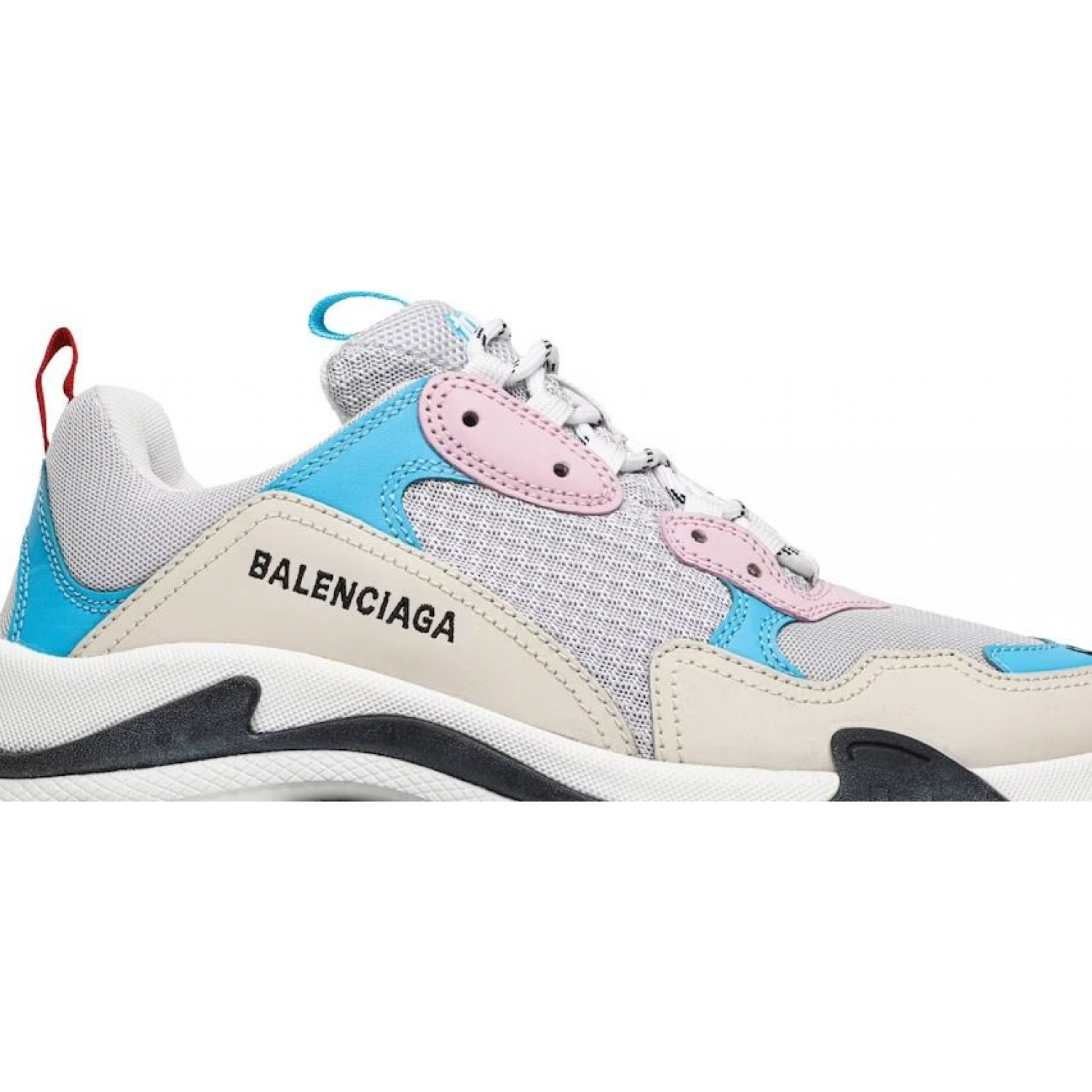 Кроссовки Balenciaga Triple S White Blue Pink