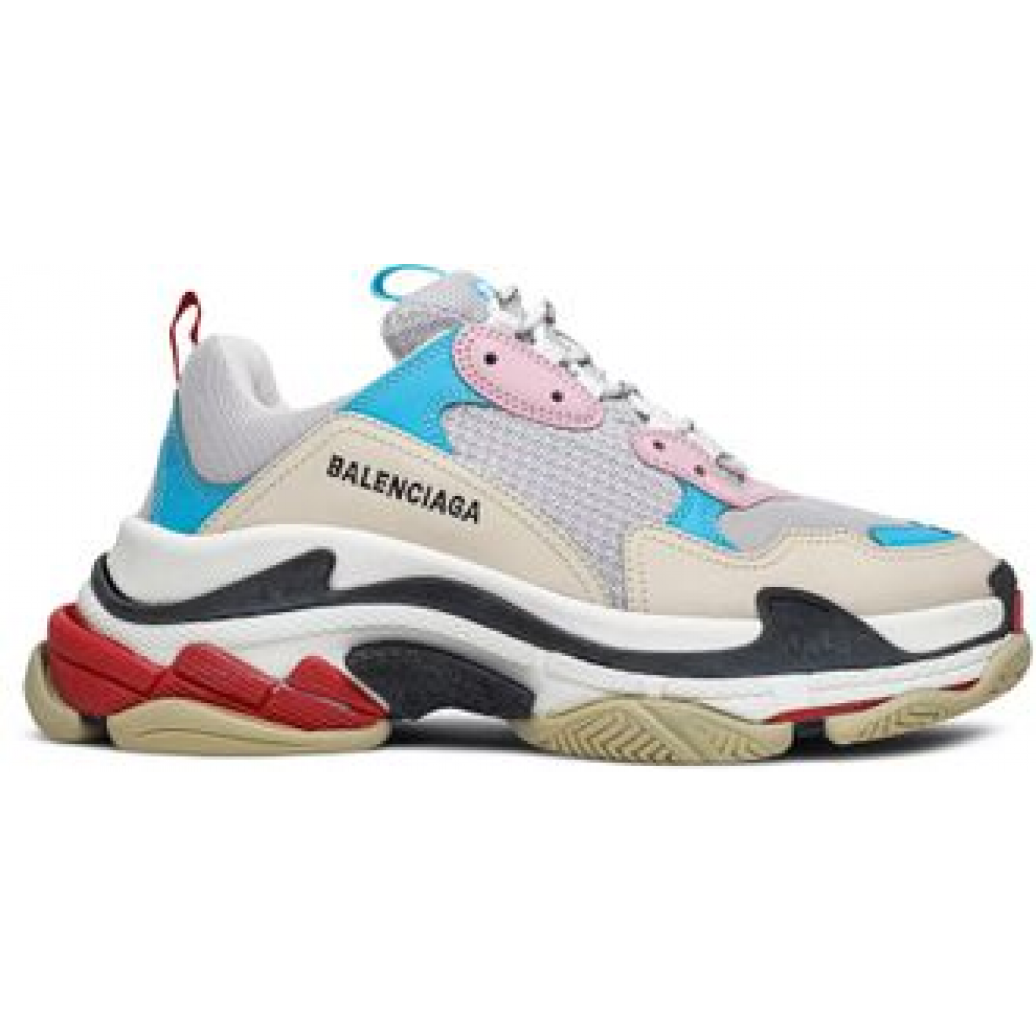 Кроссовки Balenciaga Triple S White Blue Pink