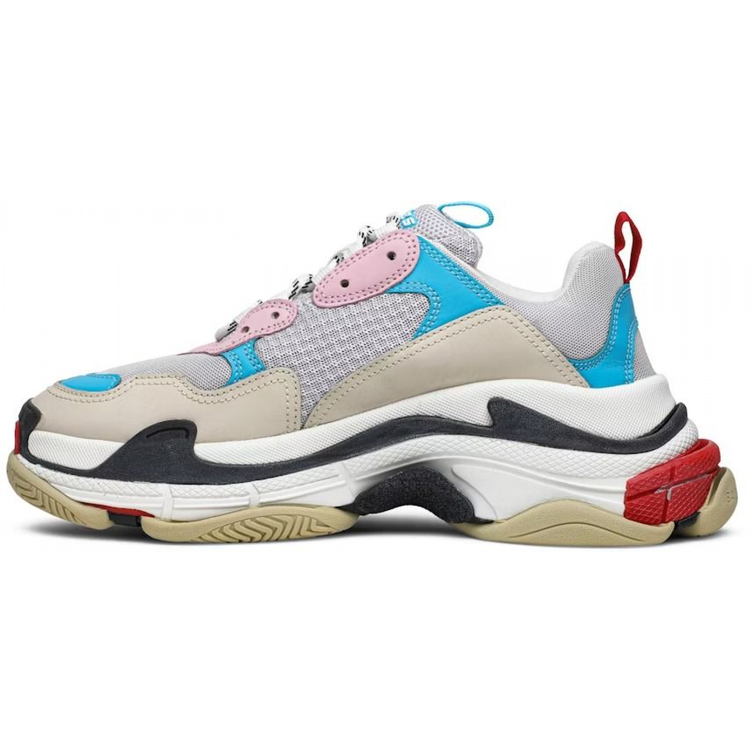 Кроссовки Balenciaga Triple S White Blue Pink