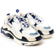 Balenciaga Triple S Sneaker  White Blue Black
