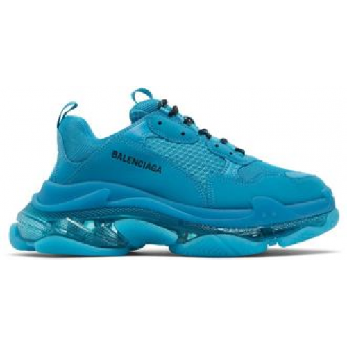 Balenciaga Triple S Sneaker Clear Sole Sea Blue